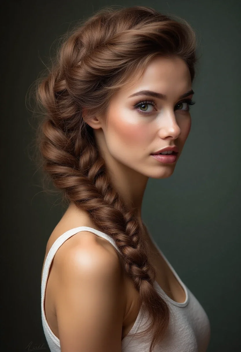 9. Romantic Side Braid