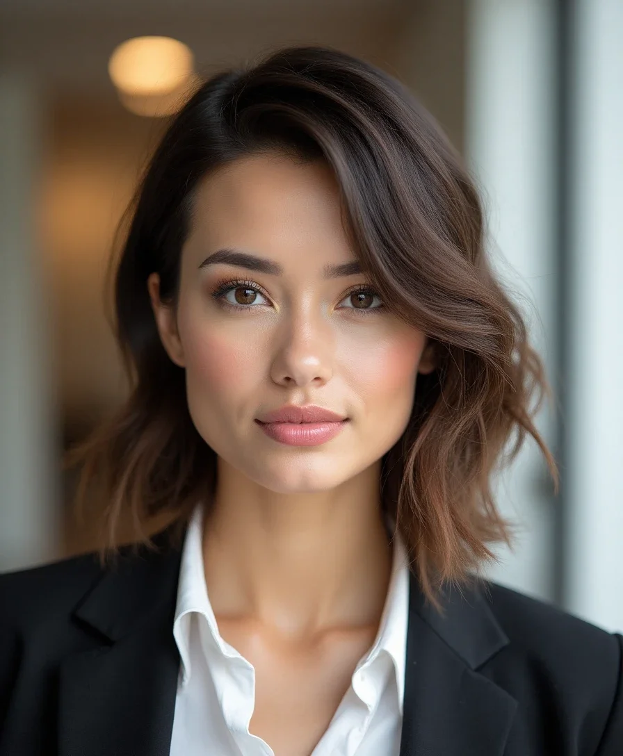 10. Asymmetrical Bob for Rectangular Faces