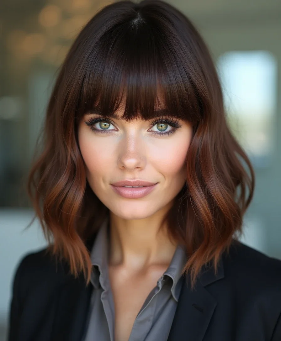 10. Statement Bangs