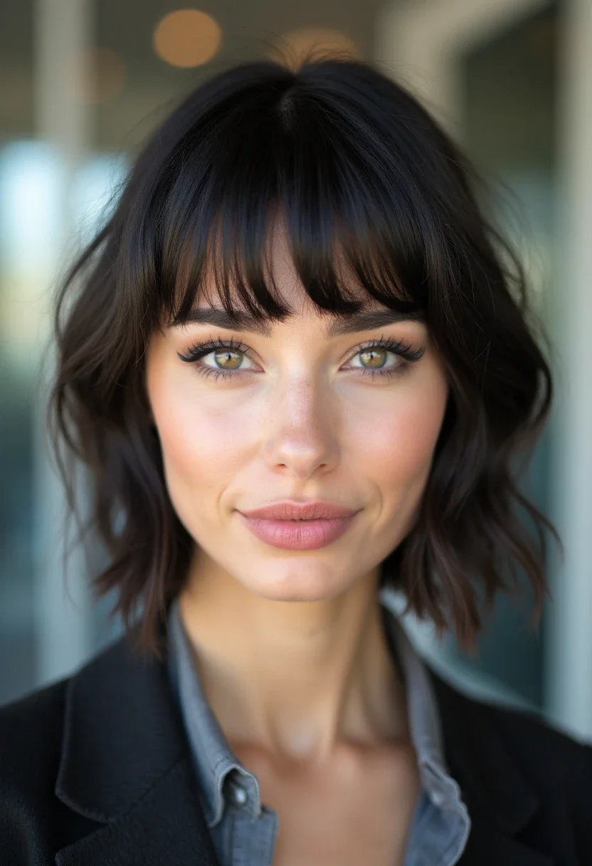 10. Cropped Bangs