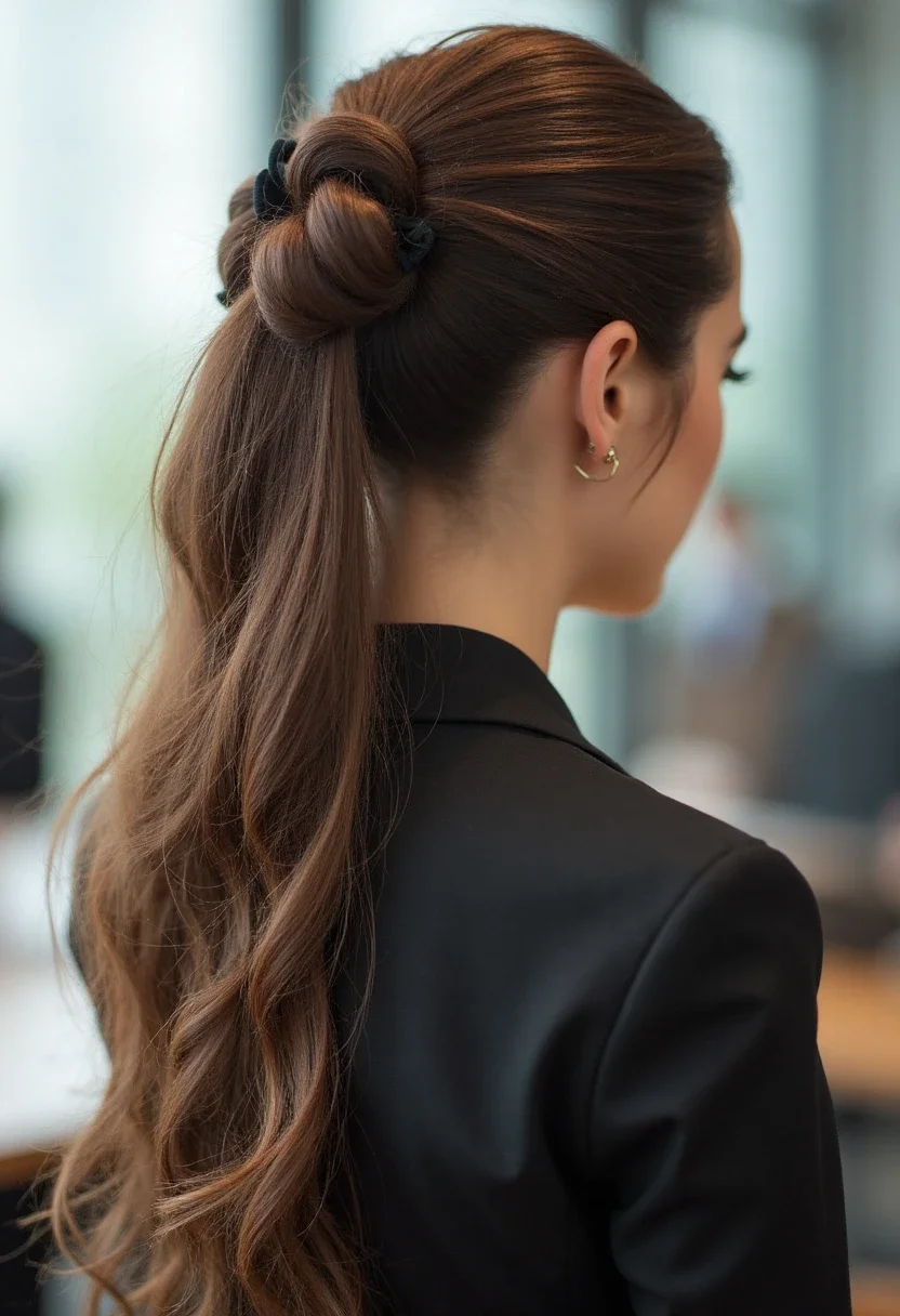 10. Bubble Ponytail