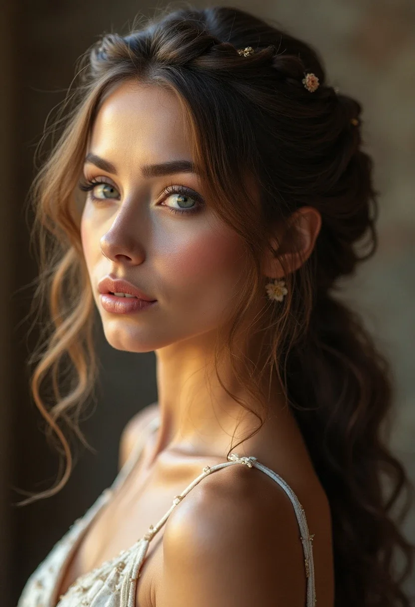 Halo French braid, offering a romantic and ethereal look.