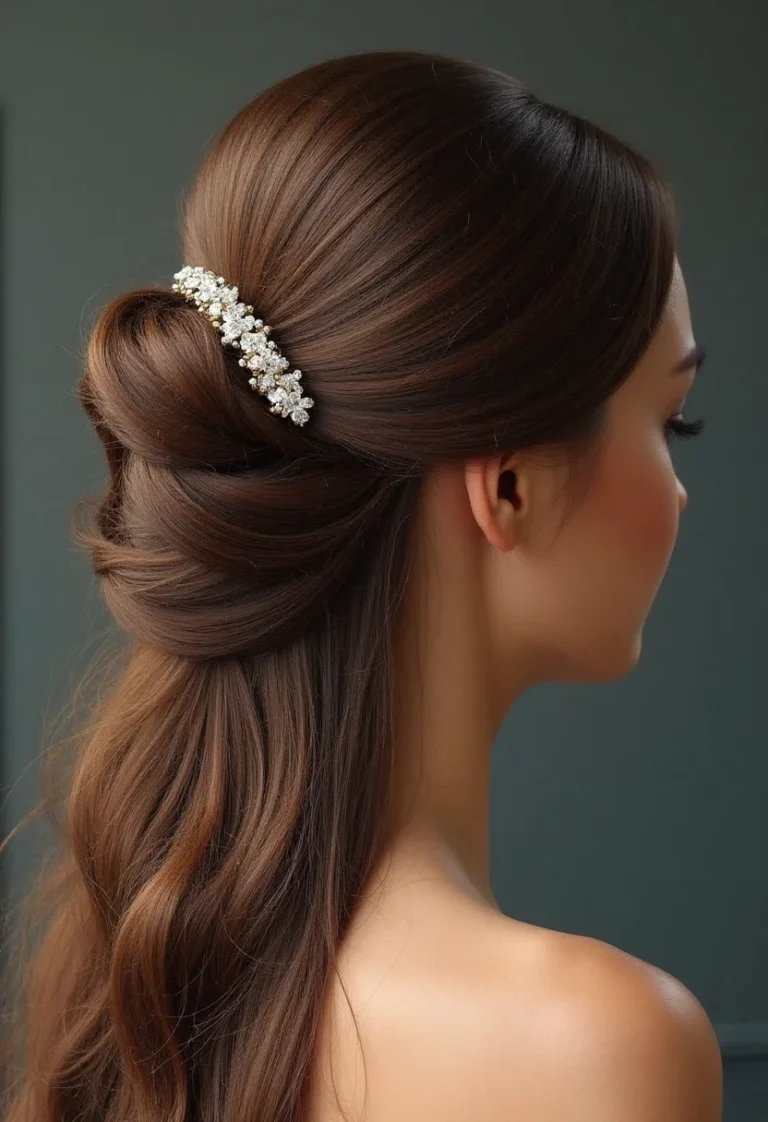 12 Stunning Claw Clip Hairstyles for Long Hair