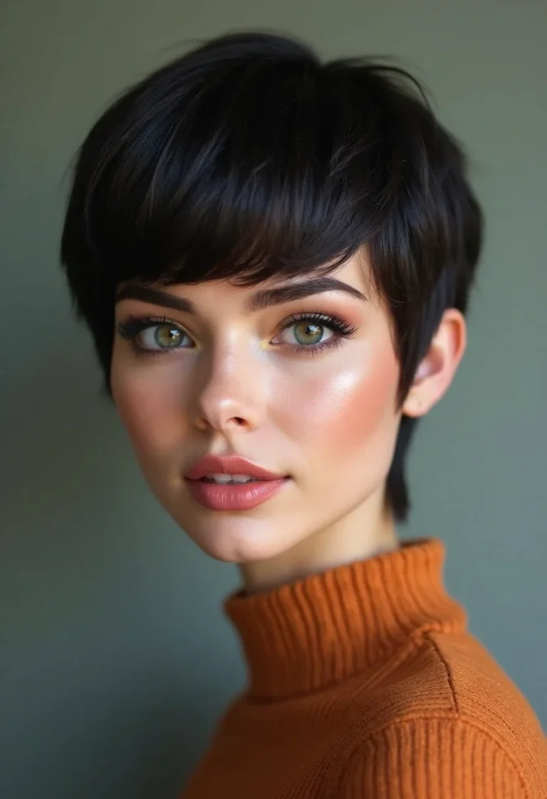 12 Flattering Short Hairstyles for Women with Round Faces