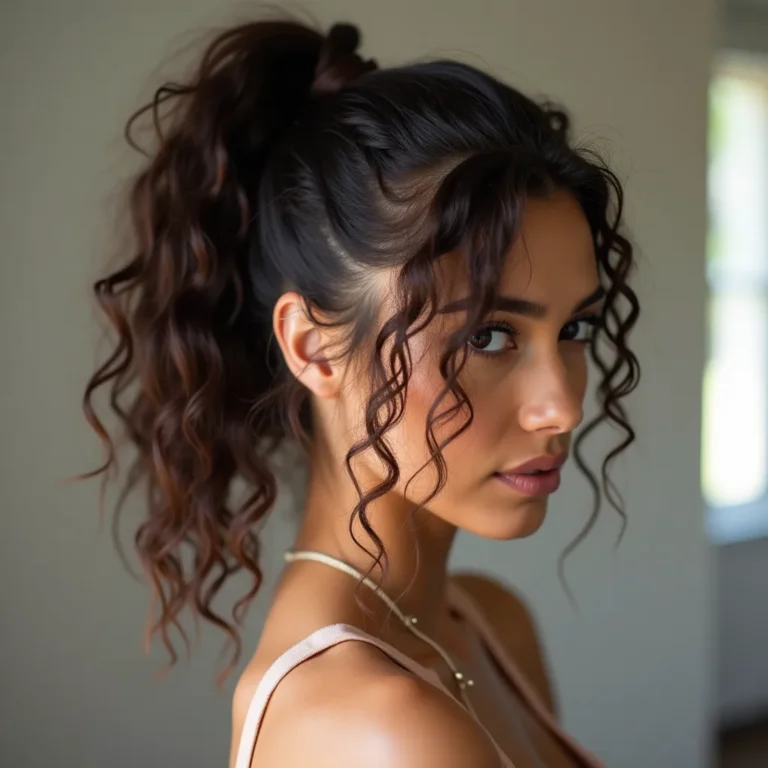 10 Stunning Curly Ponytail Ideas to Elevate Your Look